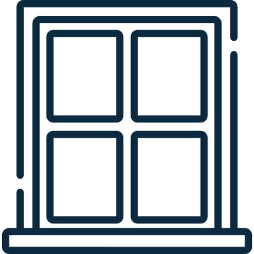 External wondows and gutter cleaning icon